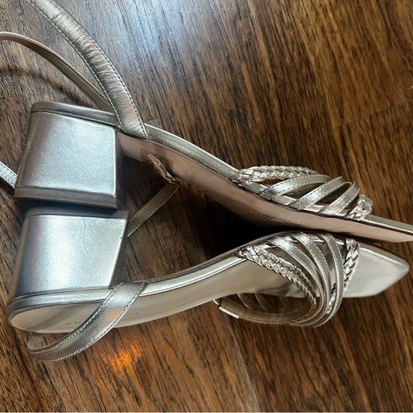 Gold Ann Taylor Block Heel Sandal - Never Worn! - Picture 6 of 8